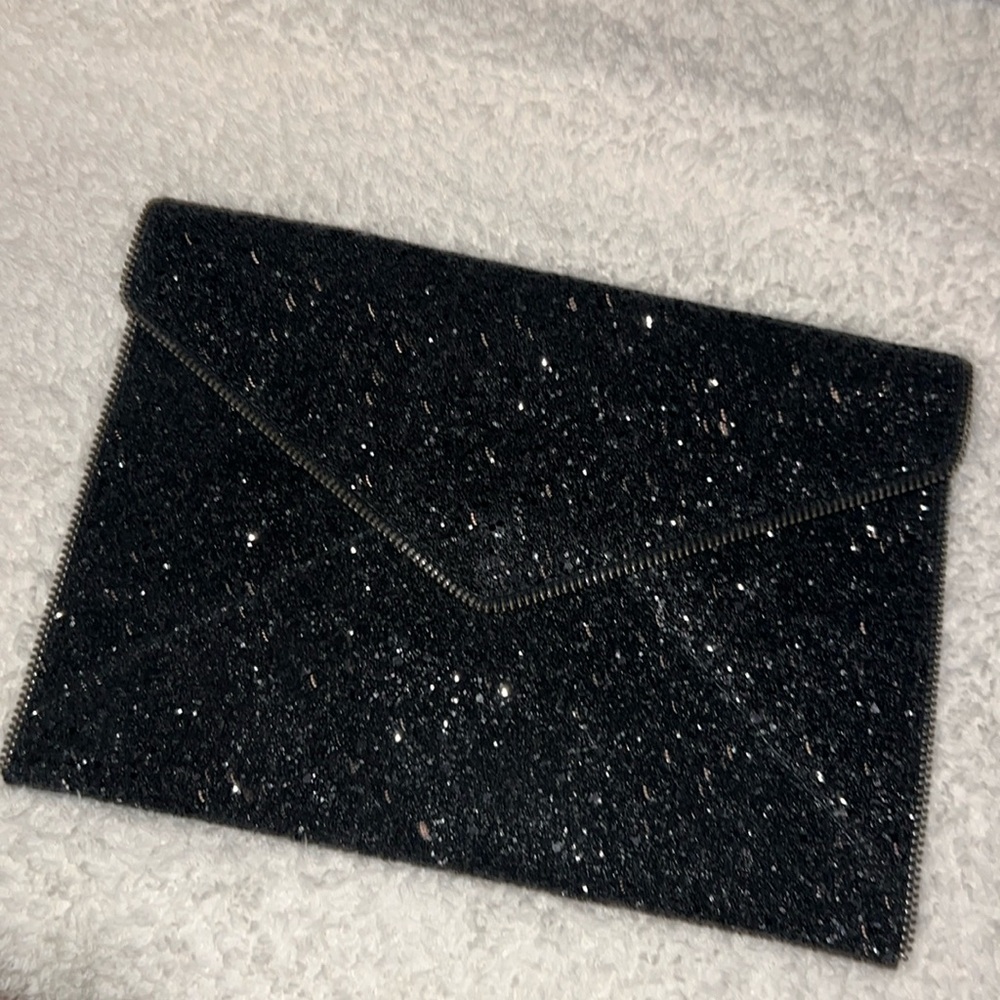 Rebecca Minkoff Glitter Leo Clutch